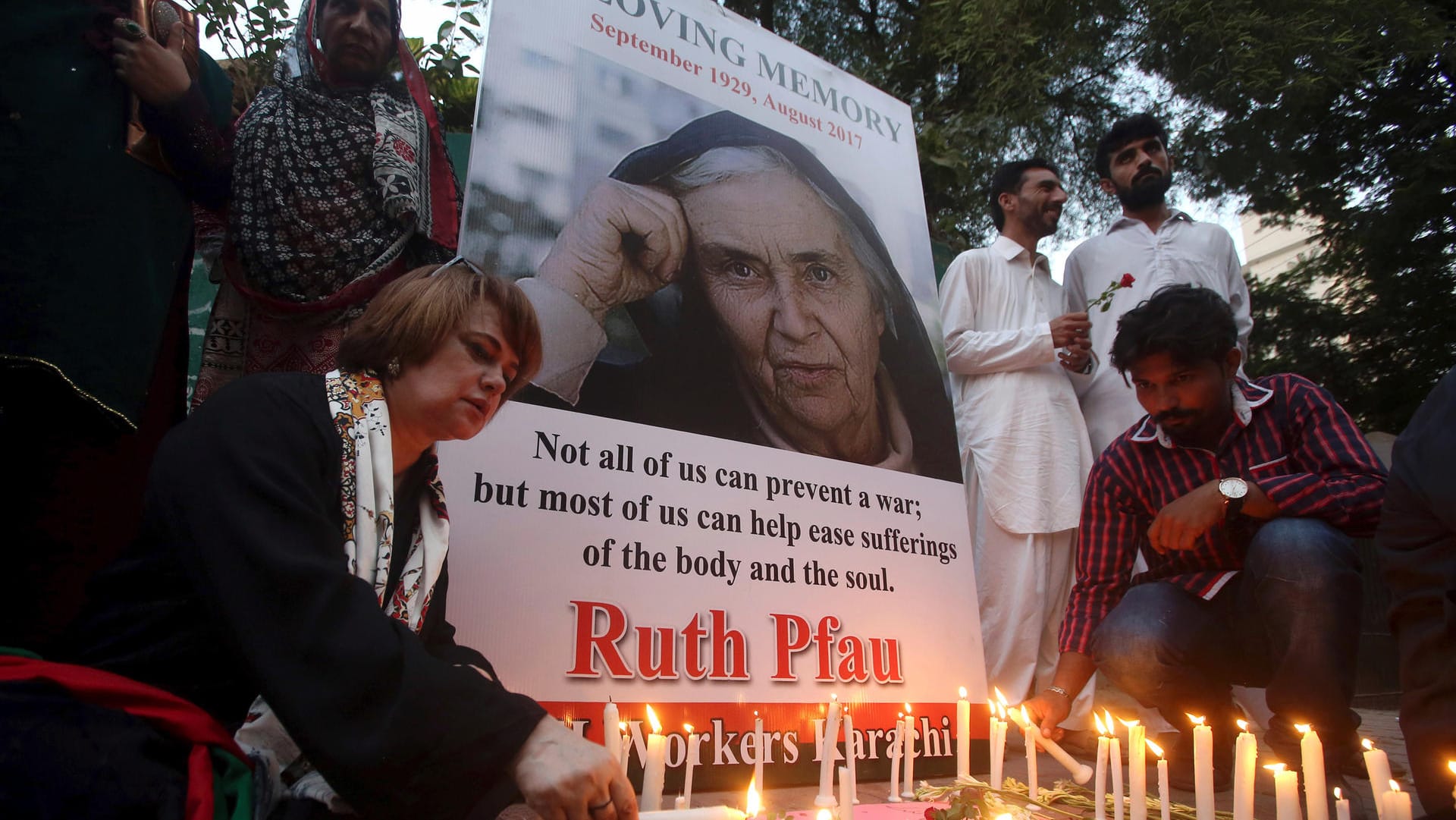 Ruth Pfau hat sich für viele Menschen eingesetzt, nun hat sie einen ehrenvollen Abschied bekommen.