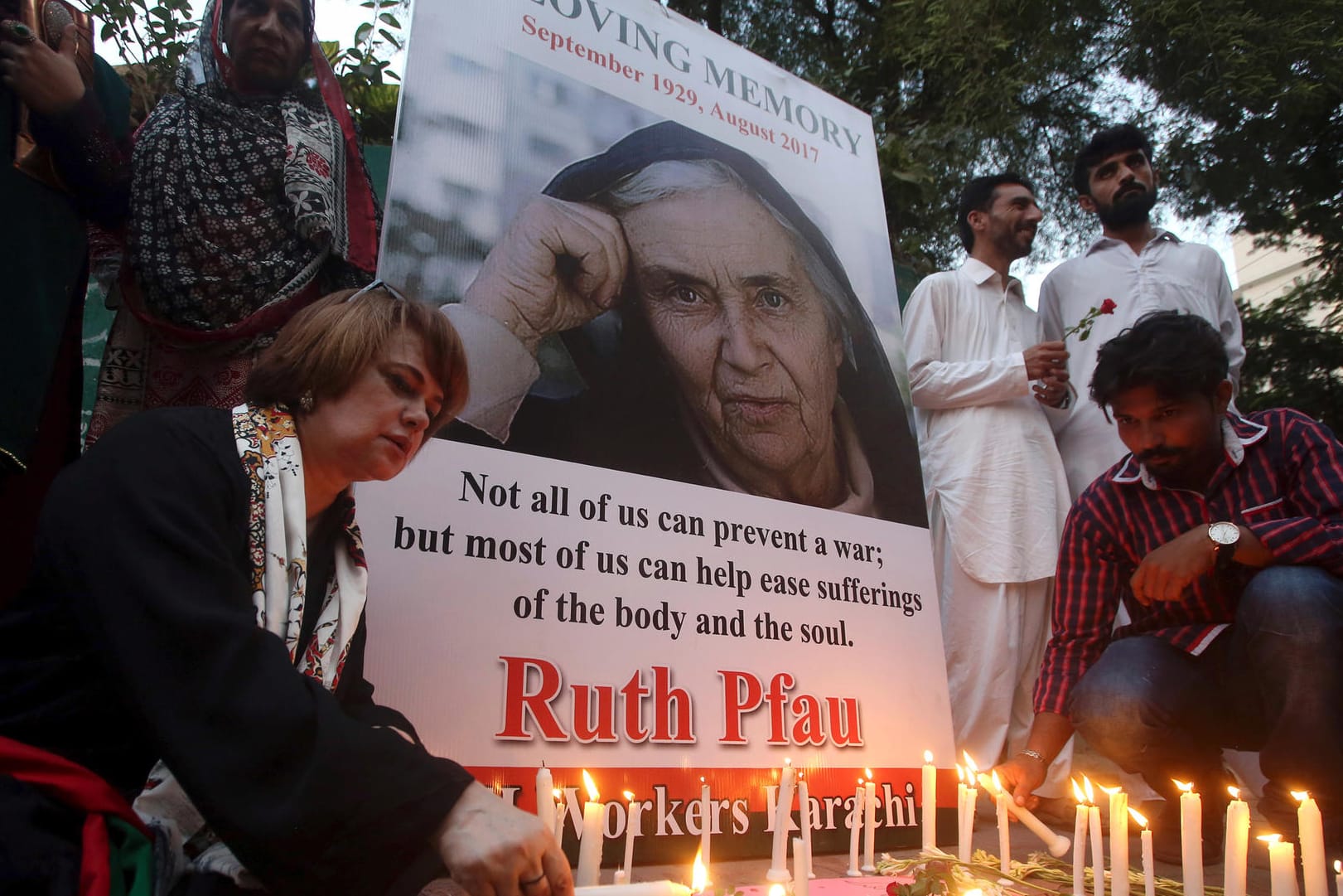 Ruth Pfau hat sich für viele Menschen eingesetzt, nun hat sie einen ehrenvollen Abschied bekommen.