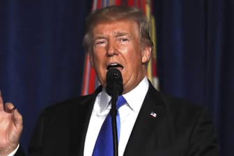 US-Präsident Donald Trump hat in Fort Myer in Arlington seine neue Afghanistan-Strategie verkündet.