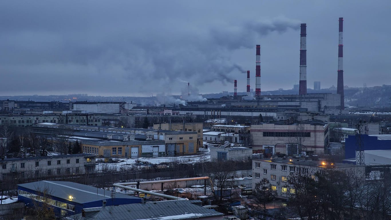Blick auf die GAZ Automobilindustire-Anlage in Nischni Nowgorod. Auf diesem Gelände des größten Autohersteller Russlands ereignete sich die Bluttat.