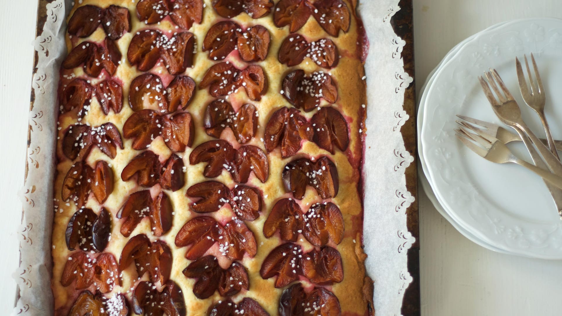 Zwetschgen: Die Früchte kommen gerne auf Blechkuchen zum Einsatz.