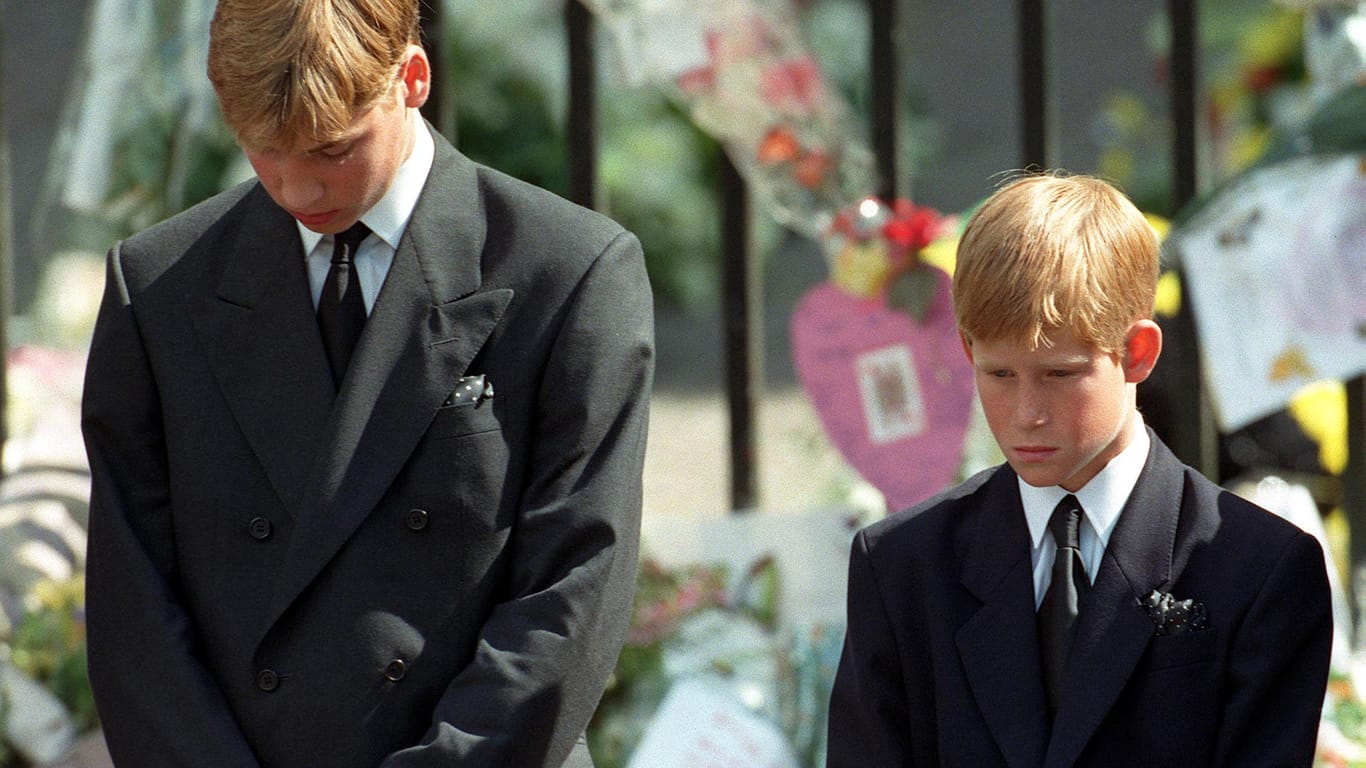 Als Prinzessin Diana starb, waren William und Harry erst 15 und zwölf Jahre alt.