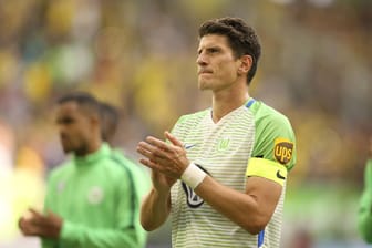 Hoffnungsvoll: Wolfsburg-Kapitän Mario Gomez