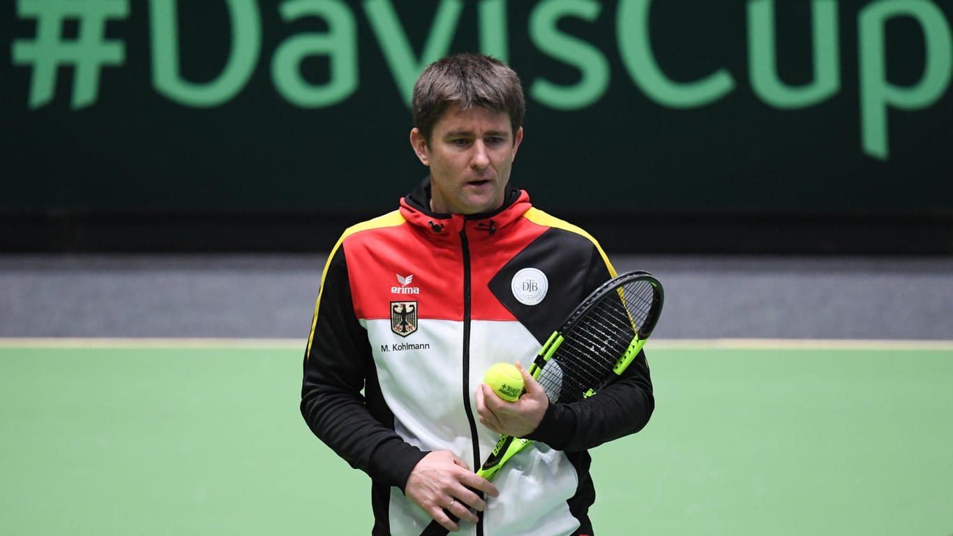 Michael Kohlmann war bereits als Aktiver Teil des deutschen Davis-Cup-Teams.