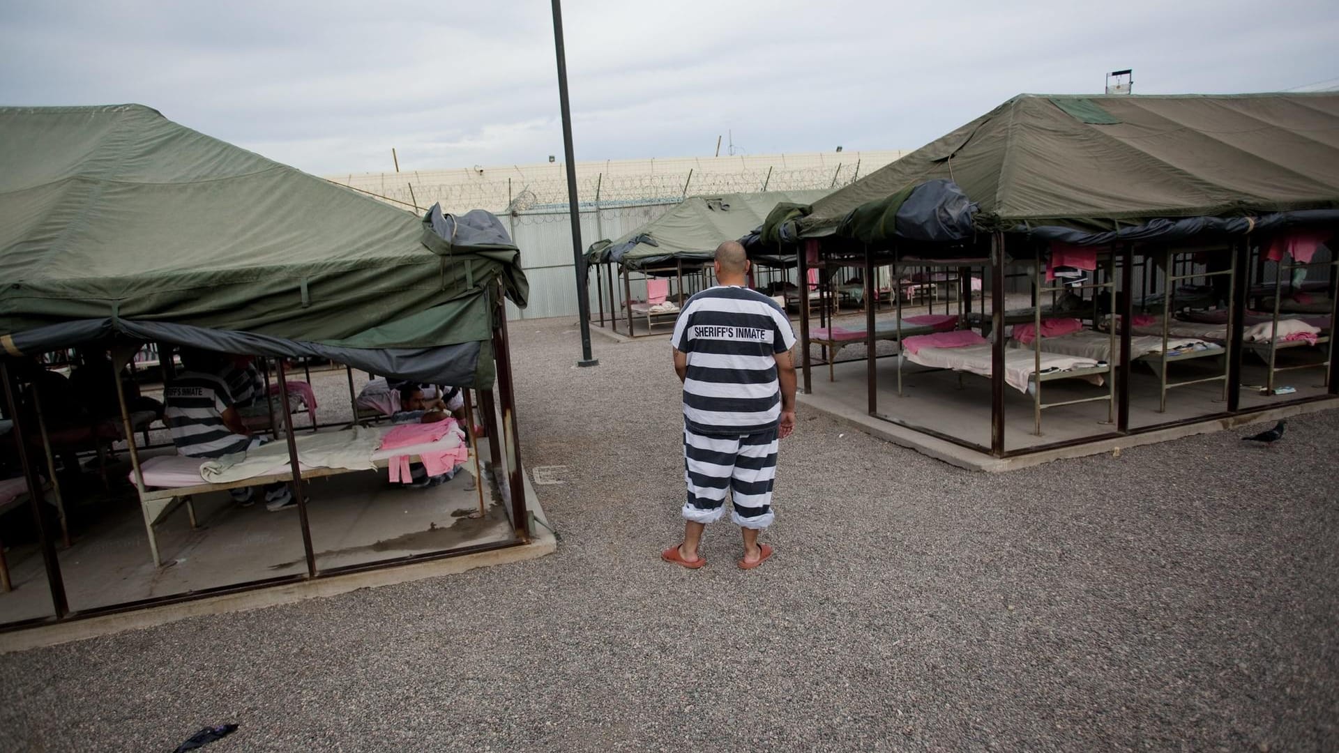 Das berüchtigte Zeltgefängnis von Joe Arpaio in Maricopa County.