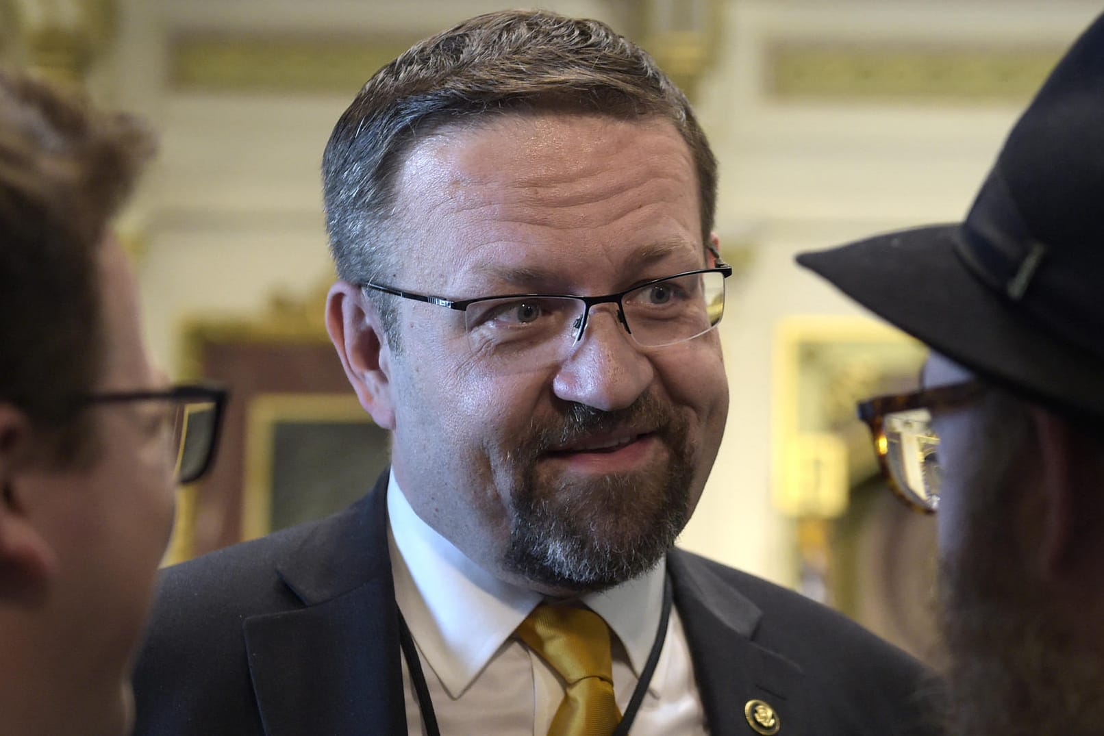 Der ehemalige Berater des US-Präsidenten Donald Trump, Sebastian Gorka, im Weißen Haus in Washington (USA).
