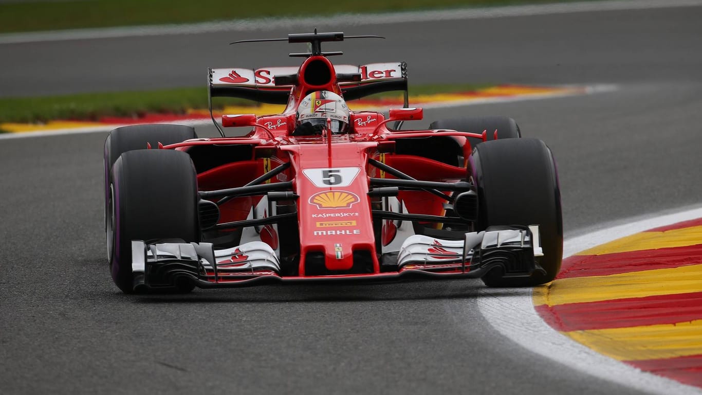 Sebastian Vettel hatte beim dritten freien Training nur Kimi Räikkönen vor sich.