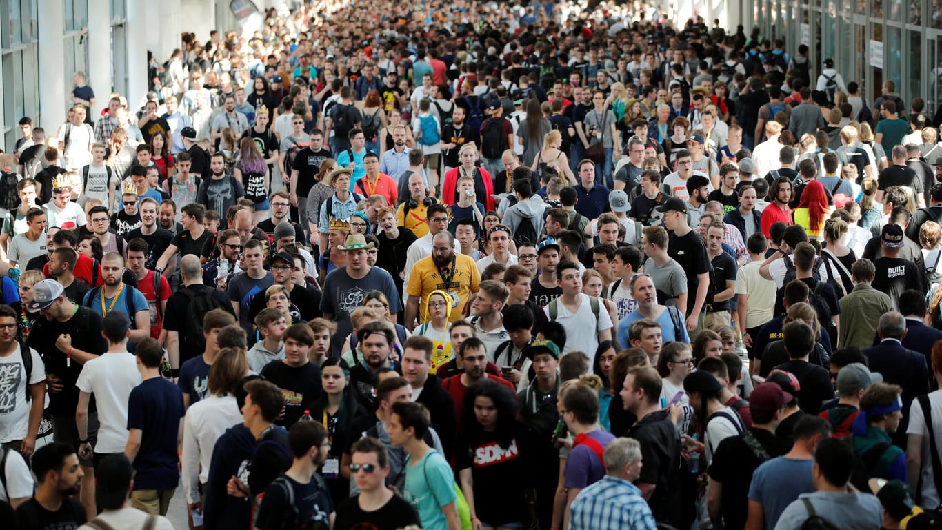 Großer Besucherandrang auf der Spielemesse in Köln.