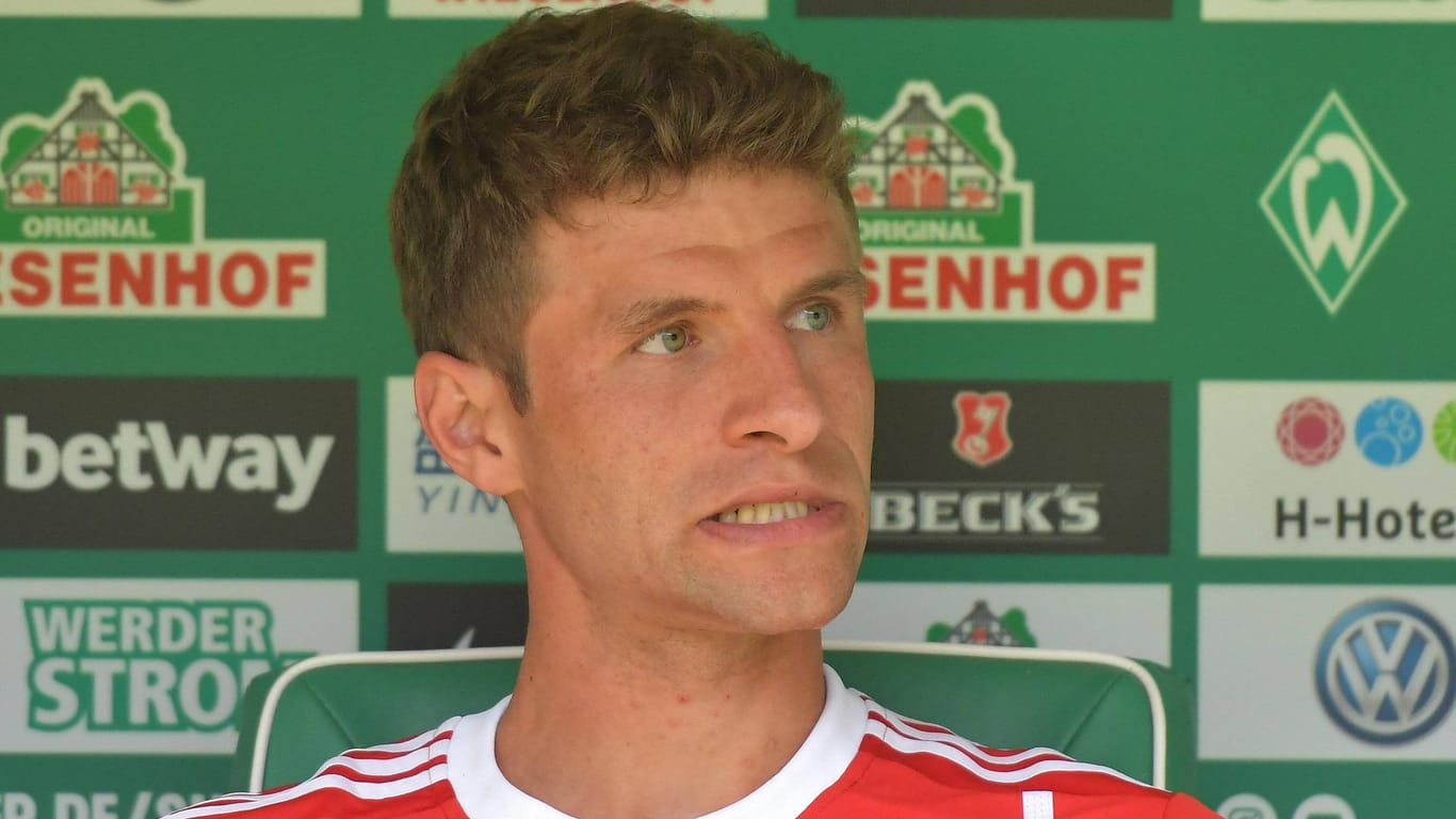 Thomas Müller saß in Bremen 73 Minuten auf der Bank