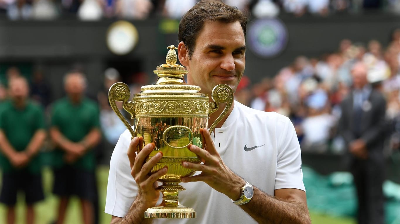 Roger Federer krönte sein Comeback 2017 mit dem Wimbledon-Sieg. Schon bei den Australian Open Anfang des Jahres hatte der Schweizer triumphiert.