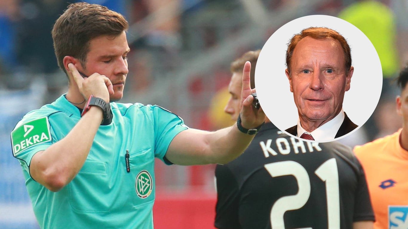 Schiedsrichter Harm Osmers bemüht im Spiel Leverkusen gegen Hoffenheim den Video-Schiedsrichter. Berti Vogts findet das unsäglich.