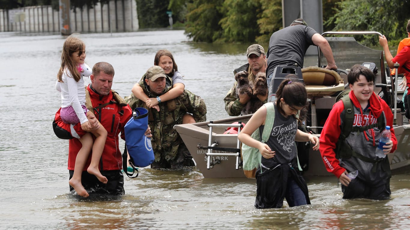Opfer der Flutkatastrophe durch den Tropensturm "Harvey" in Houston