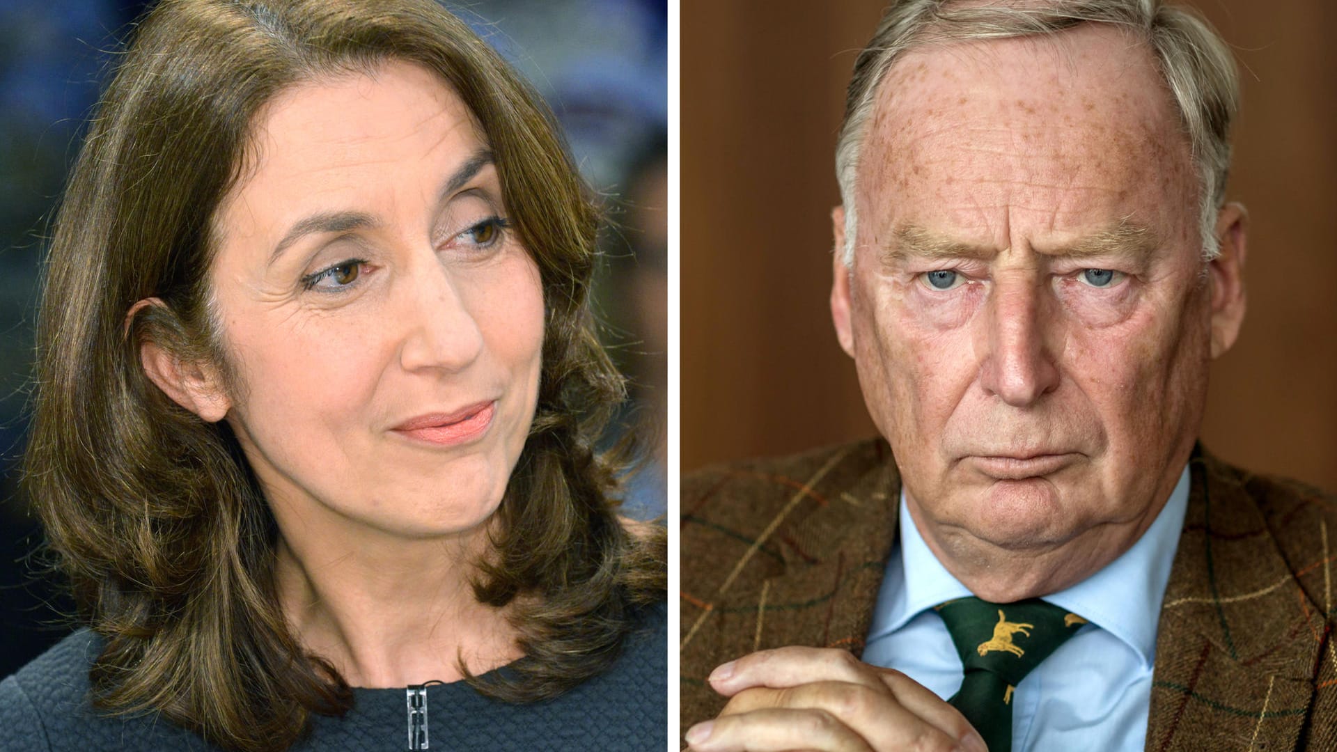 Aydan Özoguz (SPD) und Alexander Gauland (AfD).