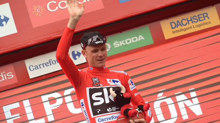 Chris Froome liegt in der Vuelta-Gesamtwertung weiter vorne.