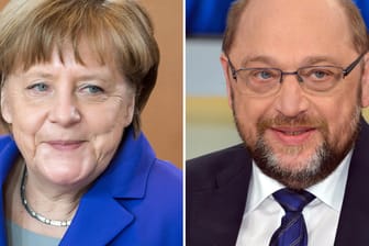 Wenn die Kanzlerin bzw. der Kanzler direkt gewählt werden könnte, würden sich 23 Prozent aller Wahlberechtigten für Martin Schulz (SPD) entscheiden und 48 Prozent für Angela Merkel (CDU).