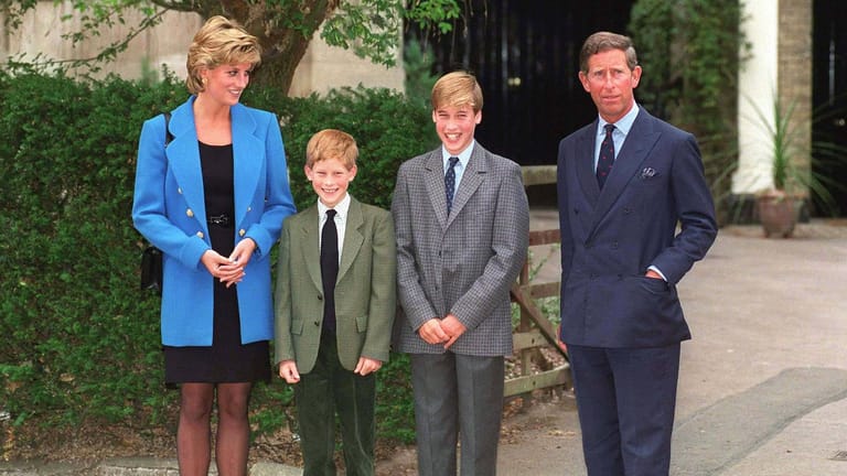 Prinz Harry und Prinz William sind die Söhne von Prinz Charles un der verstorbenen Lady Di.