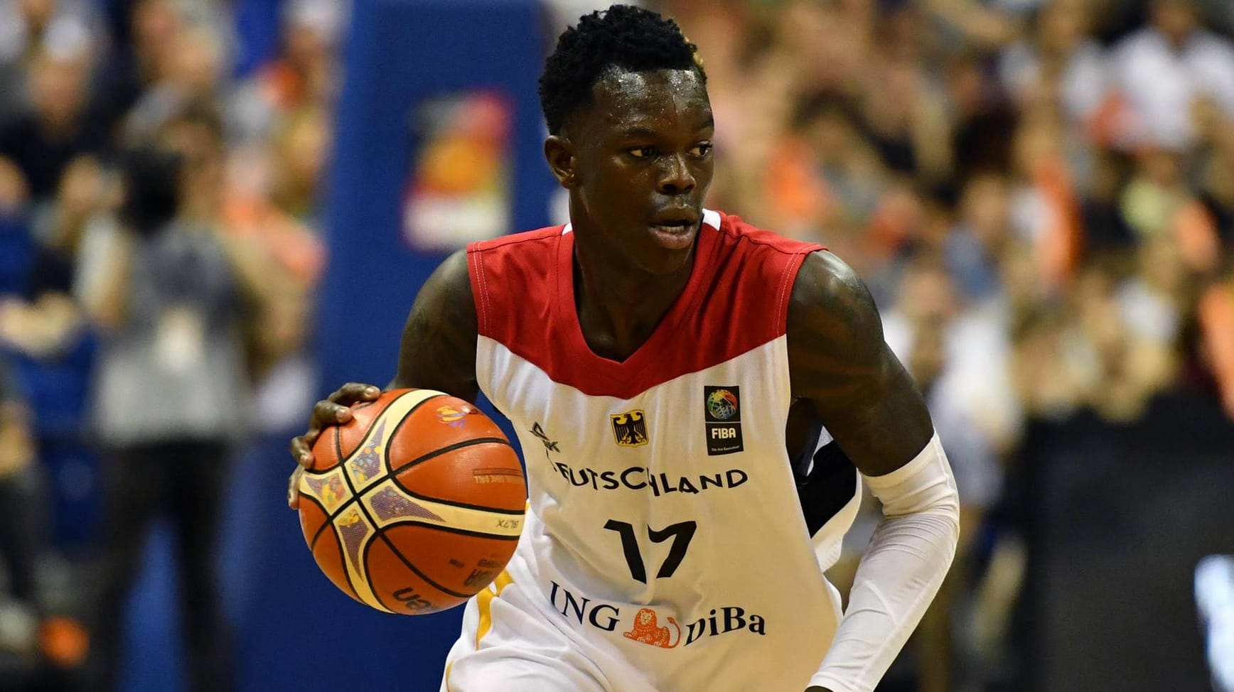 Top-Star: Dennis Schröder im DBB-Trikot. Das abgelaufene Jahr mit den Atlanta Hawks in der NBA war das bisher statistisch beste des Braunschweigers.