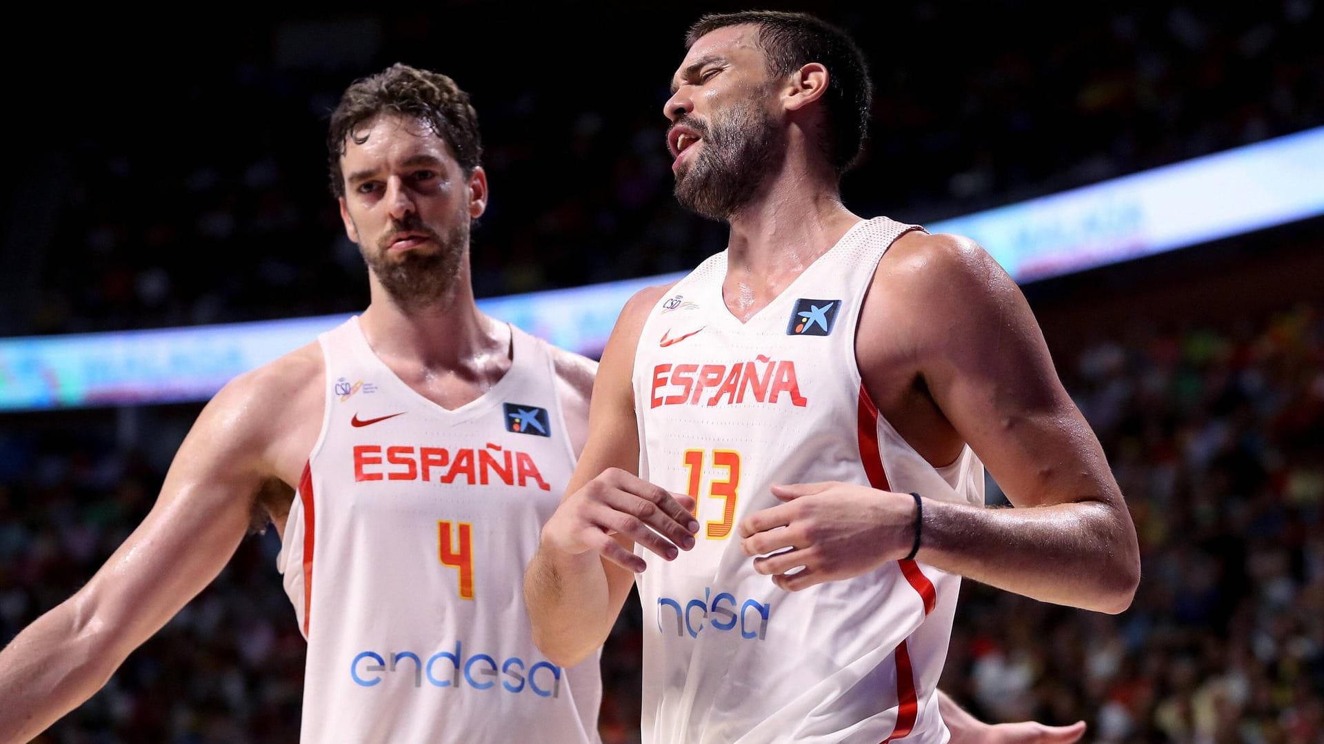 Legenden-Duo: Pau (li.) und Marc Gasol stehen für Spanien wieder zusammen auf dem Parkett.