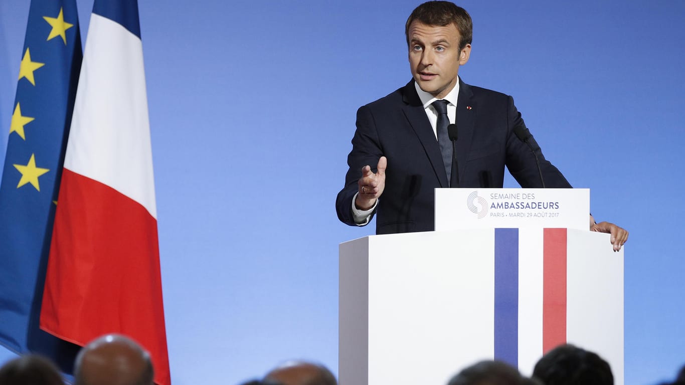 Frankreichs Präsident Emmanuel Macron hat seine Arbeitsmarktreform vorgestellt.