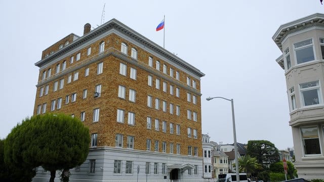 Das russische Konsulat in San Francisco. Das russische Konsulat in San Francisco.