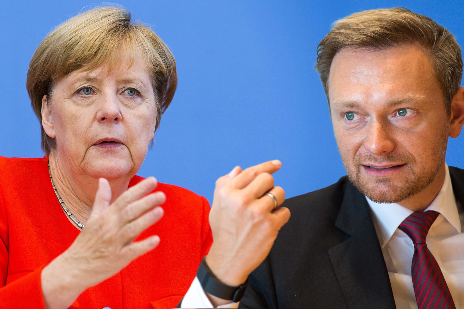Laut der letzten Umfrage könnte Angela Merkel mit einer knappen Mehrheit mit einer schwarz-gelben Koalition regieren.