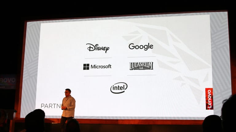 Lenovo geht Partnerschaften mit Disney, Microsoft, Intel und Google ein.