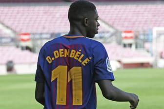 Ousmane Dembélé ist der Rekordtransfer des FC Barcelona.