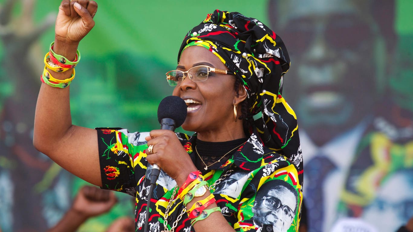 Grace Mugabes Kaufrausch wird auch als Versuch der Absicherung gesehen.