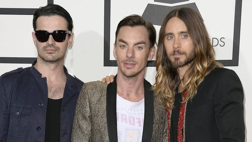 Thirty Seconds to Mars präsentieren in Berlin ihre neue Single.