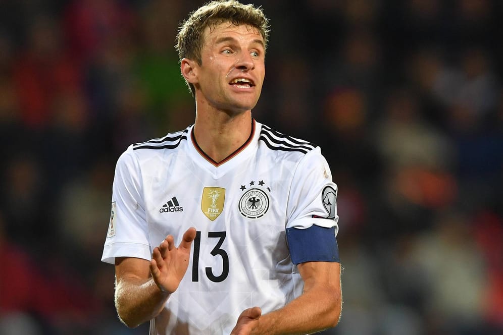 Fand wieder einmal klare Worte: Thomas Müller nach dem WM-Quali-Spiel gegen Tschechien.