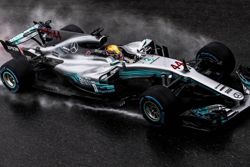 Lewis Hamilton behielt im Regen-Chaos von Monza den Überblick.