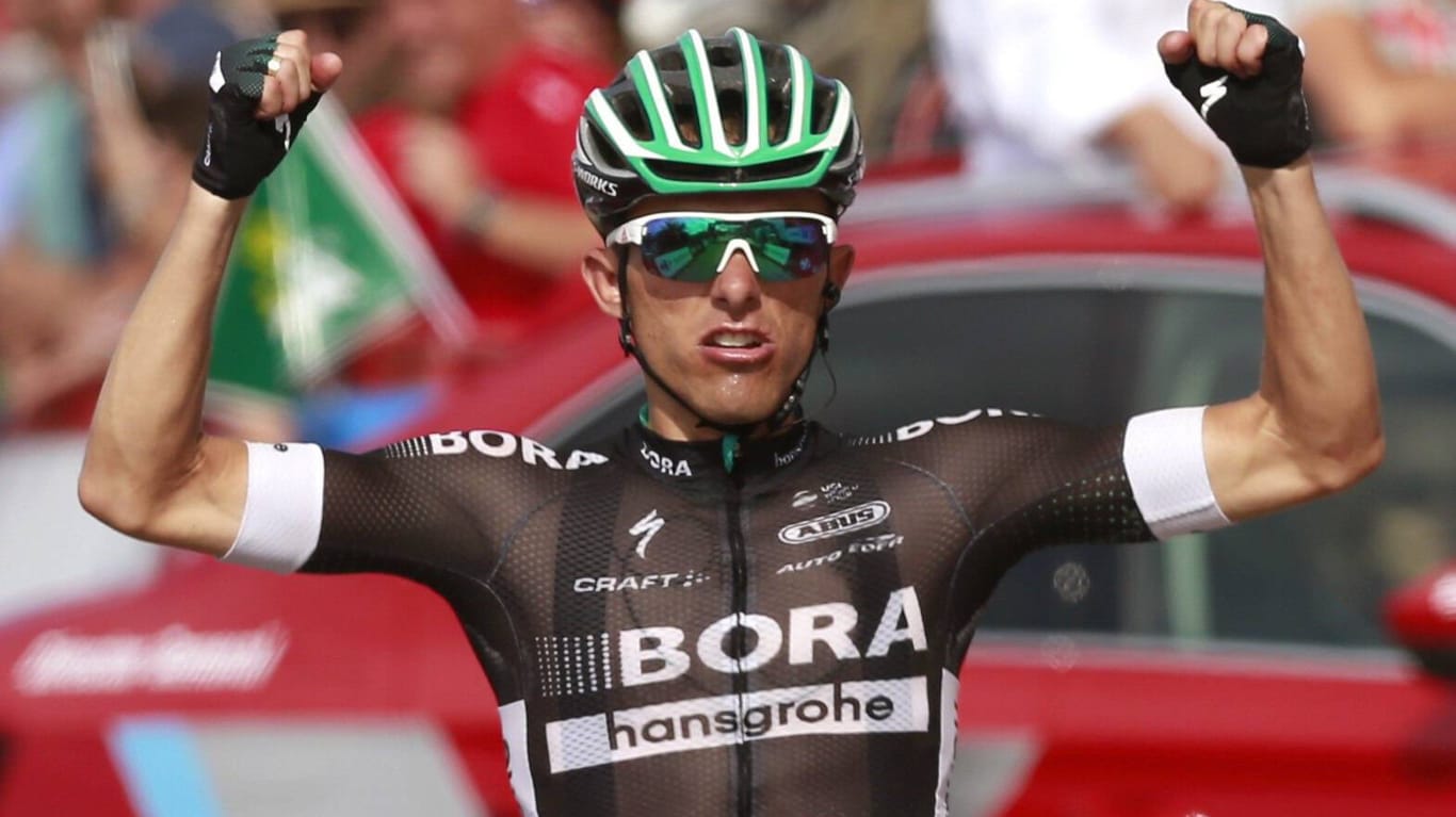 Rafal Majka vom Team Bora-hansgrohe gewann das 14. Teilstück der Vuelta.
