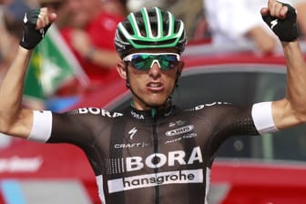 Rafal Majka vom Team Bora-hansgrohe gewann das 14. Teilstück der Vuelta.