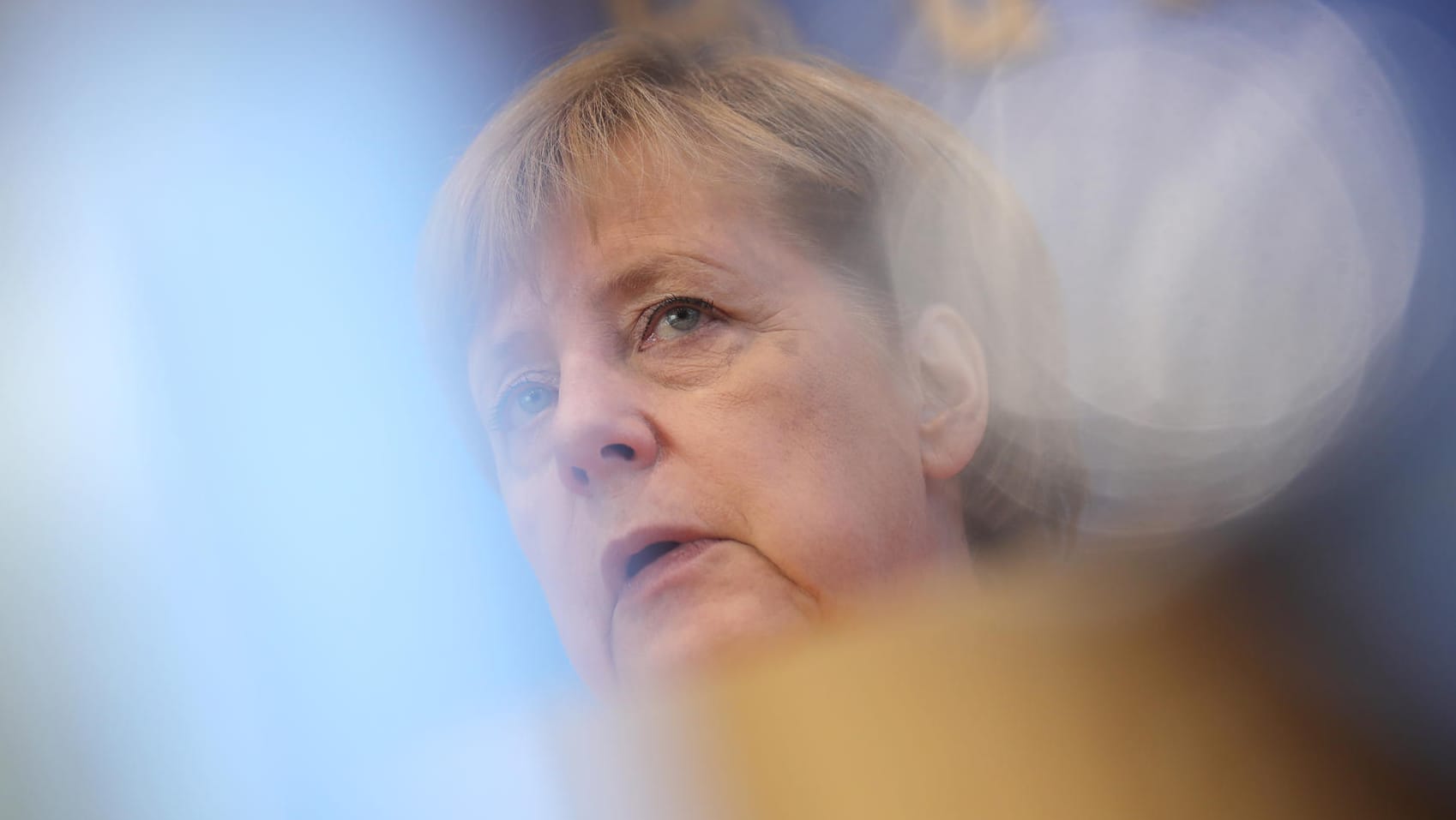 Angela Merkel (CDU) wirkt in TV-Duellen selten angriffslustig. Angela Merkel (CDU) wirkt in TV-Duellen selten angriffslustig.