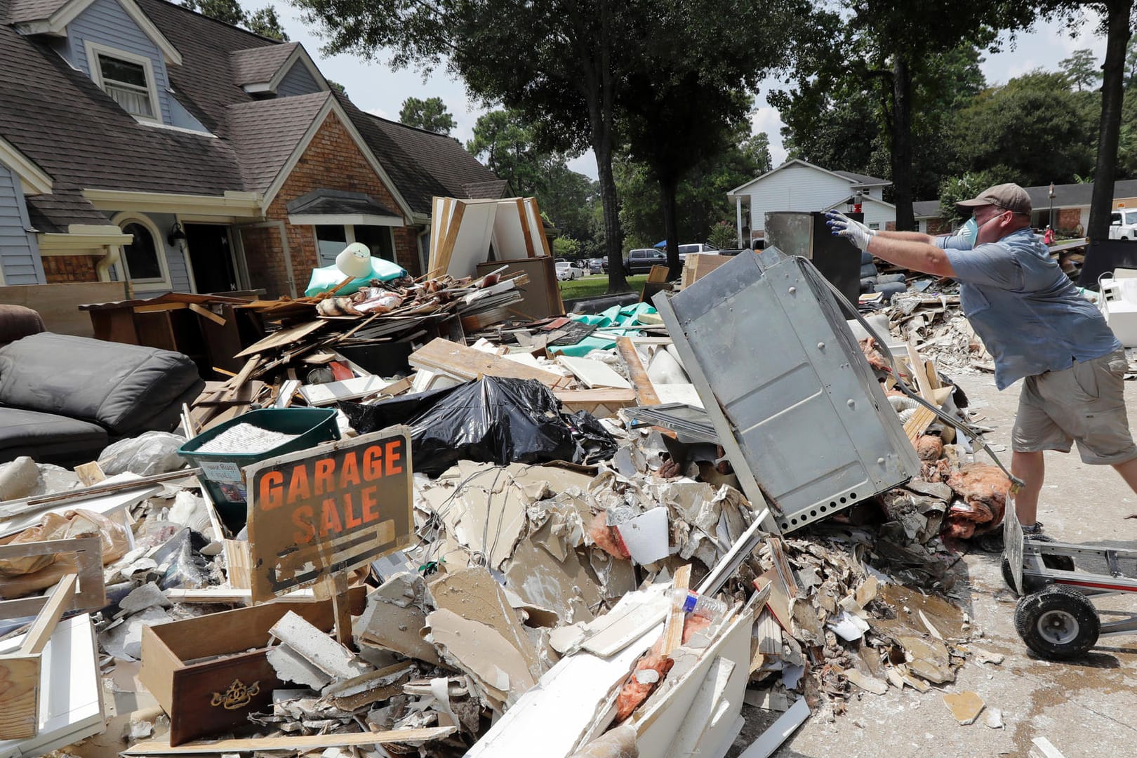Der Hurricane hat in Texas eine Schneise der Verwüstung hinterlassen.