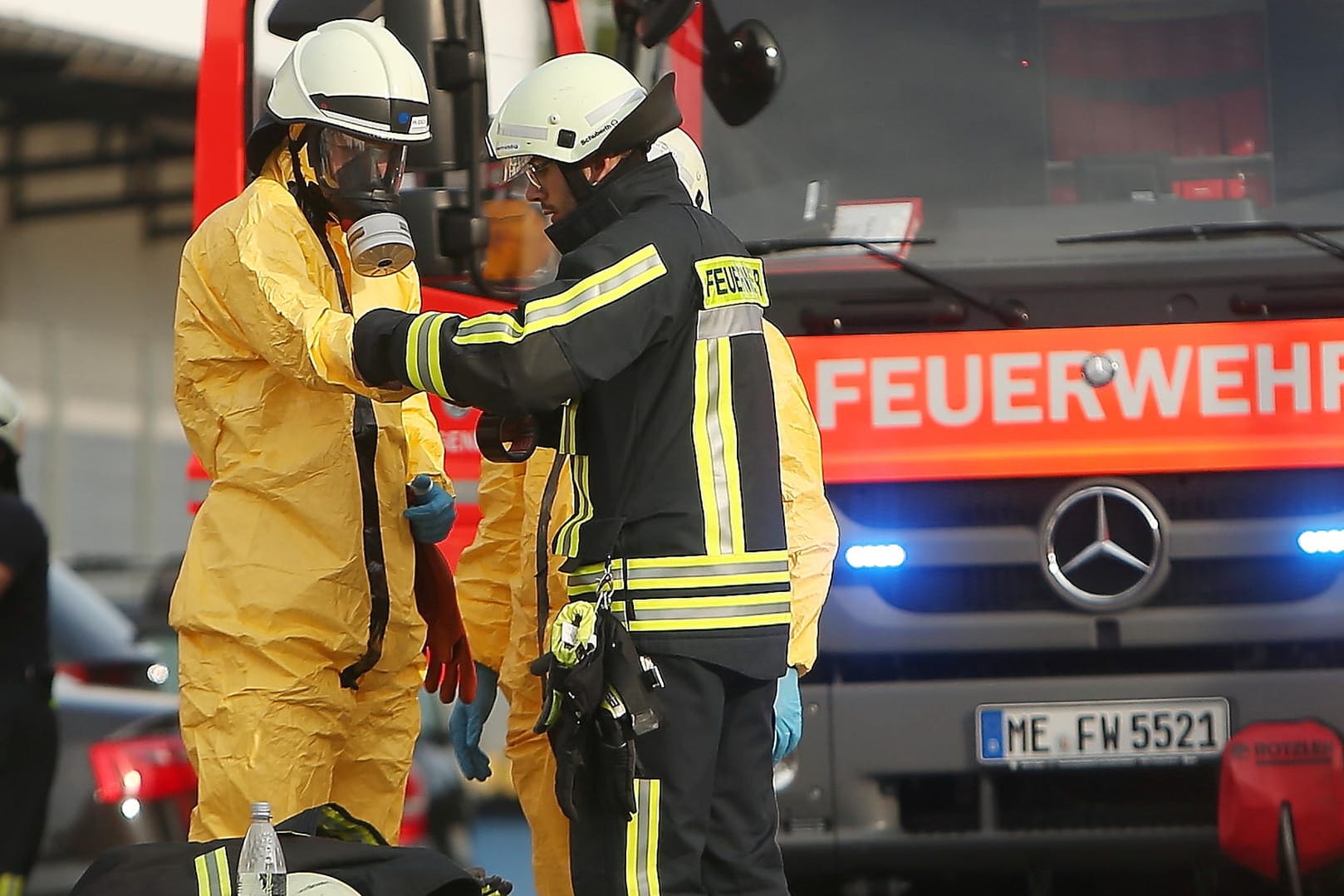 Nach einem Chemieunfall in Langenfeld wurden Anwohner dazu angehalten, Fenster und Türen geschlossen zu halten.