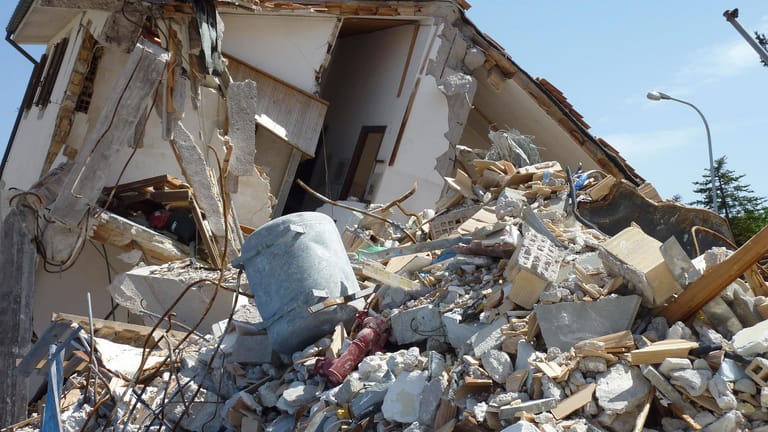Auch viele Wohnhäuser in Amatrice liegen weiterhin in Trümmern.
