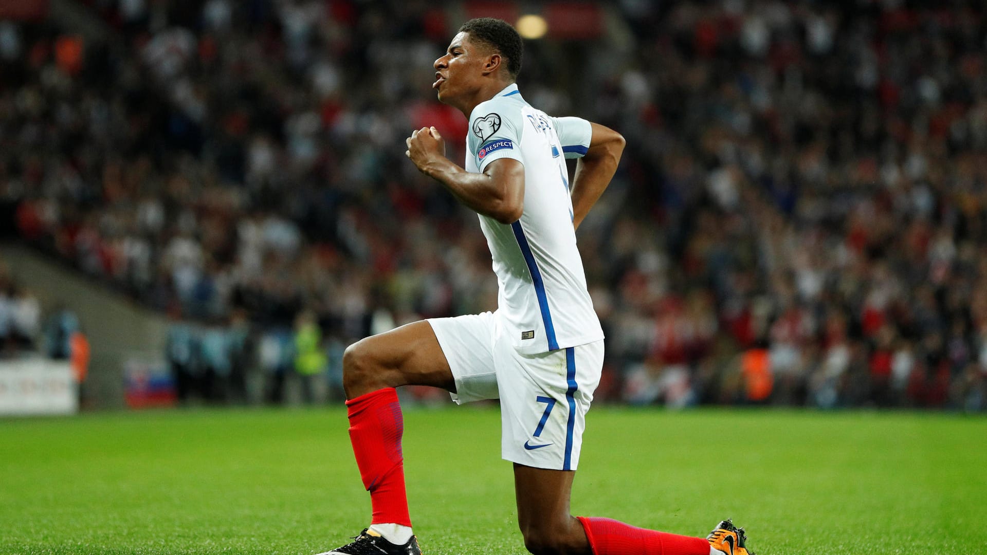 Mann des Spiels: Englands Youngster Marcus Rashford.