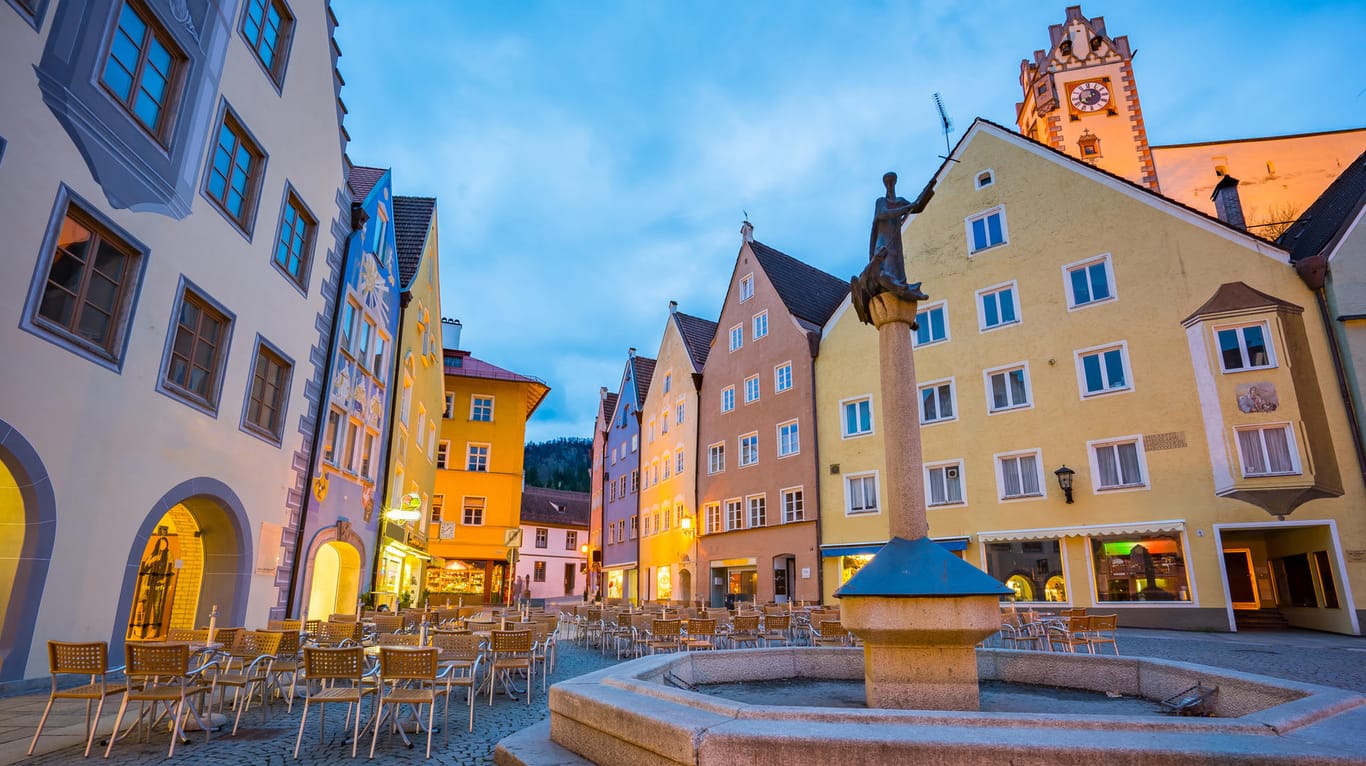 Füssen ist eine der fotogensten Kleinstädte Deutschlands – gemessen an der Häufigkeit des Hashtags "füssen" auf Instagram.
