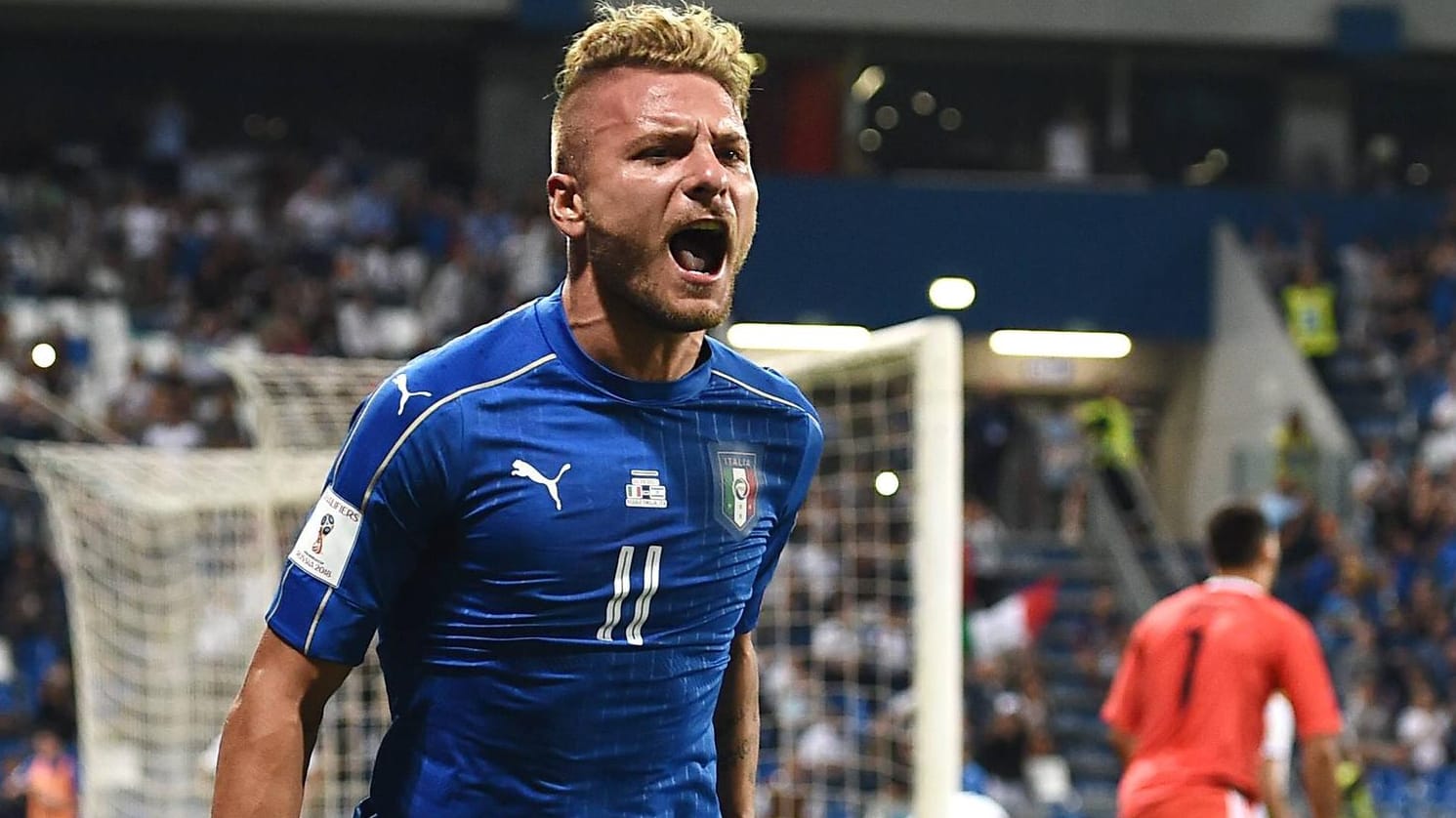 Ciro Immobile beim Torjubel gegen Israel. Ob er seine Teamkollegen nach dem Spiel zum Essen eingeladen hat?