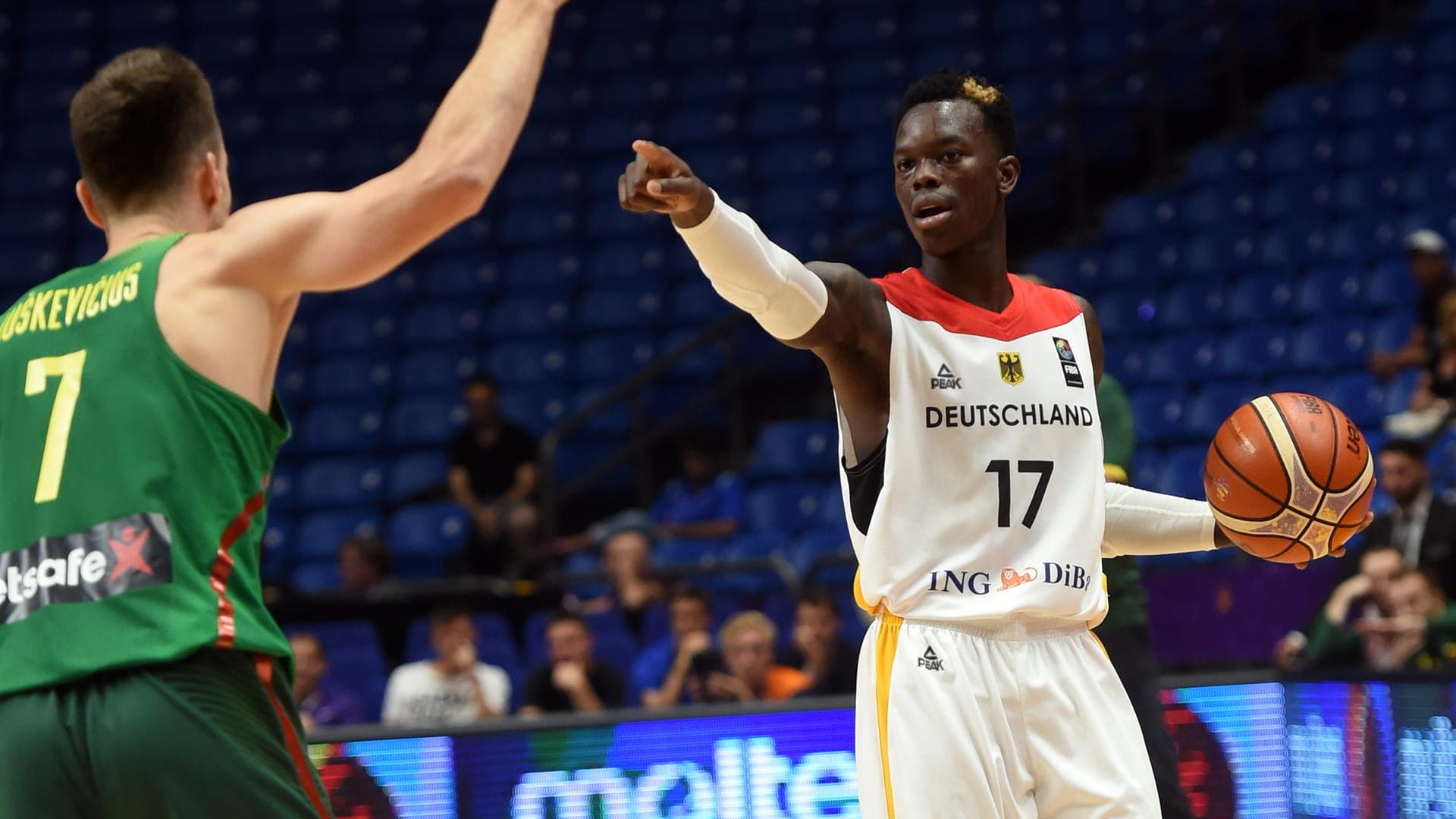 Dennis Schröder war mit 26 Punkten bester Werfer gegen Litauen.