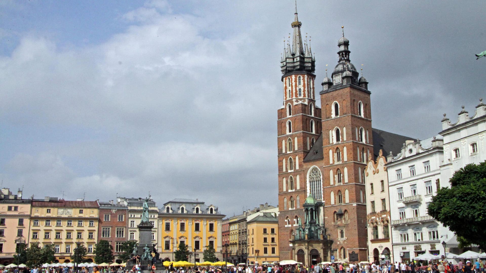 Auf dem Krakauer Marktplatz beginnen und enden alle Wege der Altstadt.