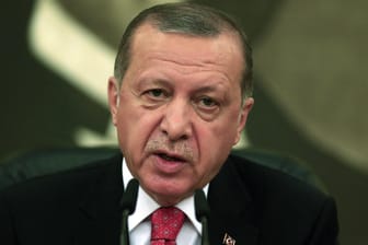 Der türkische Präsident Recep Tayyip Erdogan wirft Merkel und Schulz "Faschismus" vor.