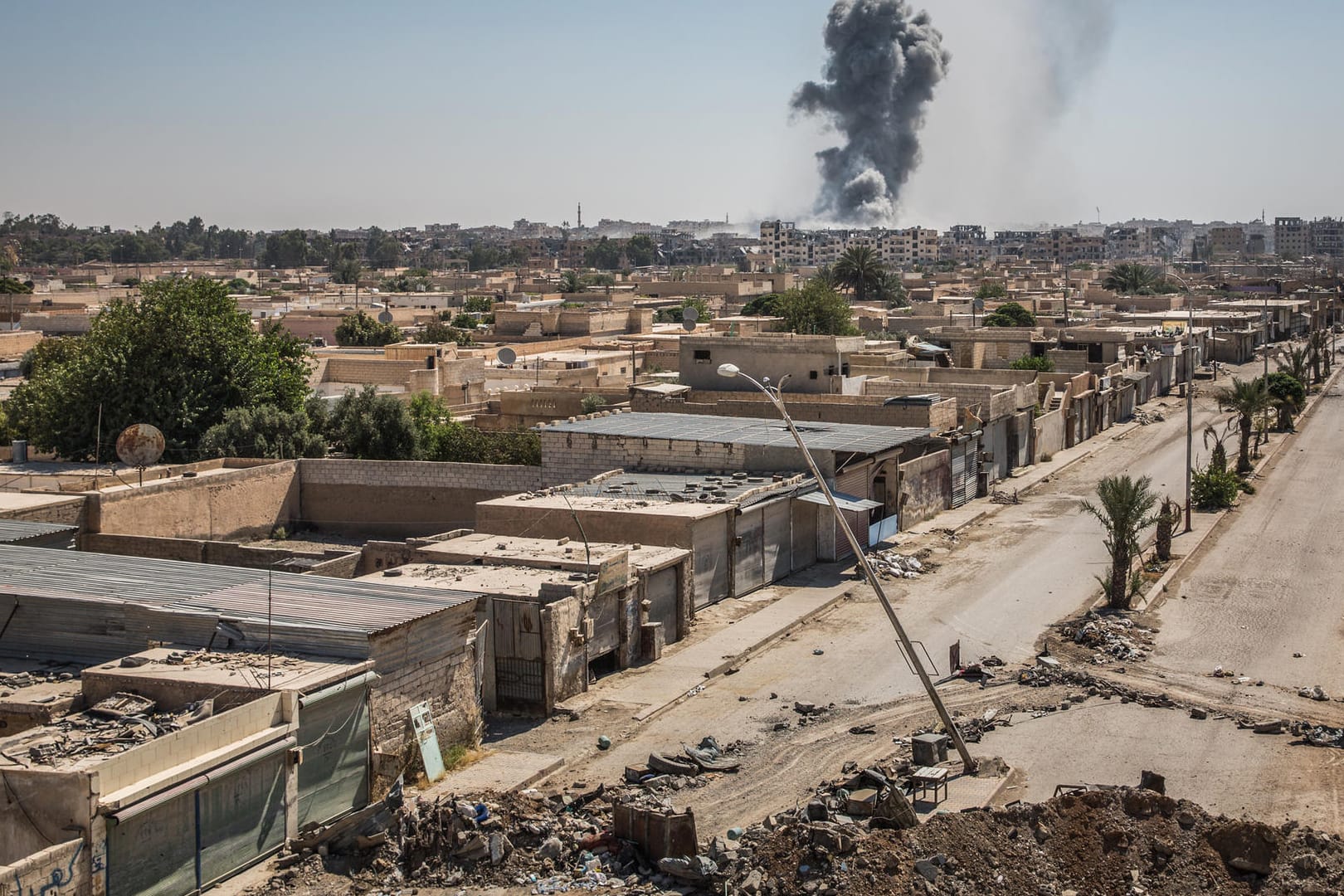 Russische Militärpolizisten bezogen bereits Stellung im Süden Syriens, in Ost-Ghuta bei Damaskus und in einigen Gebieten der zentralen Provinz Homs.