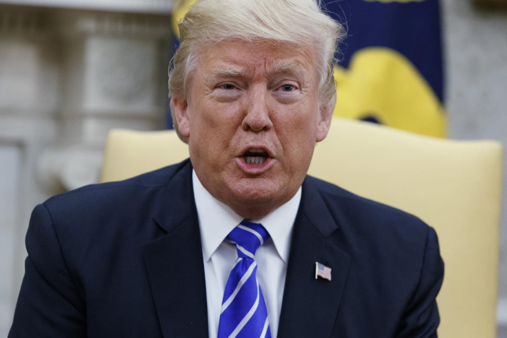 US-Präsident Donald Trump lobte die oppositionellen Demokraten für die erreichte Übereinkunft in Sachen Haushalt.