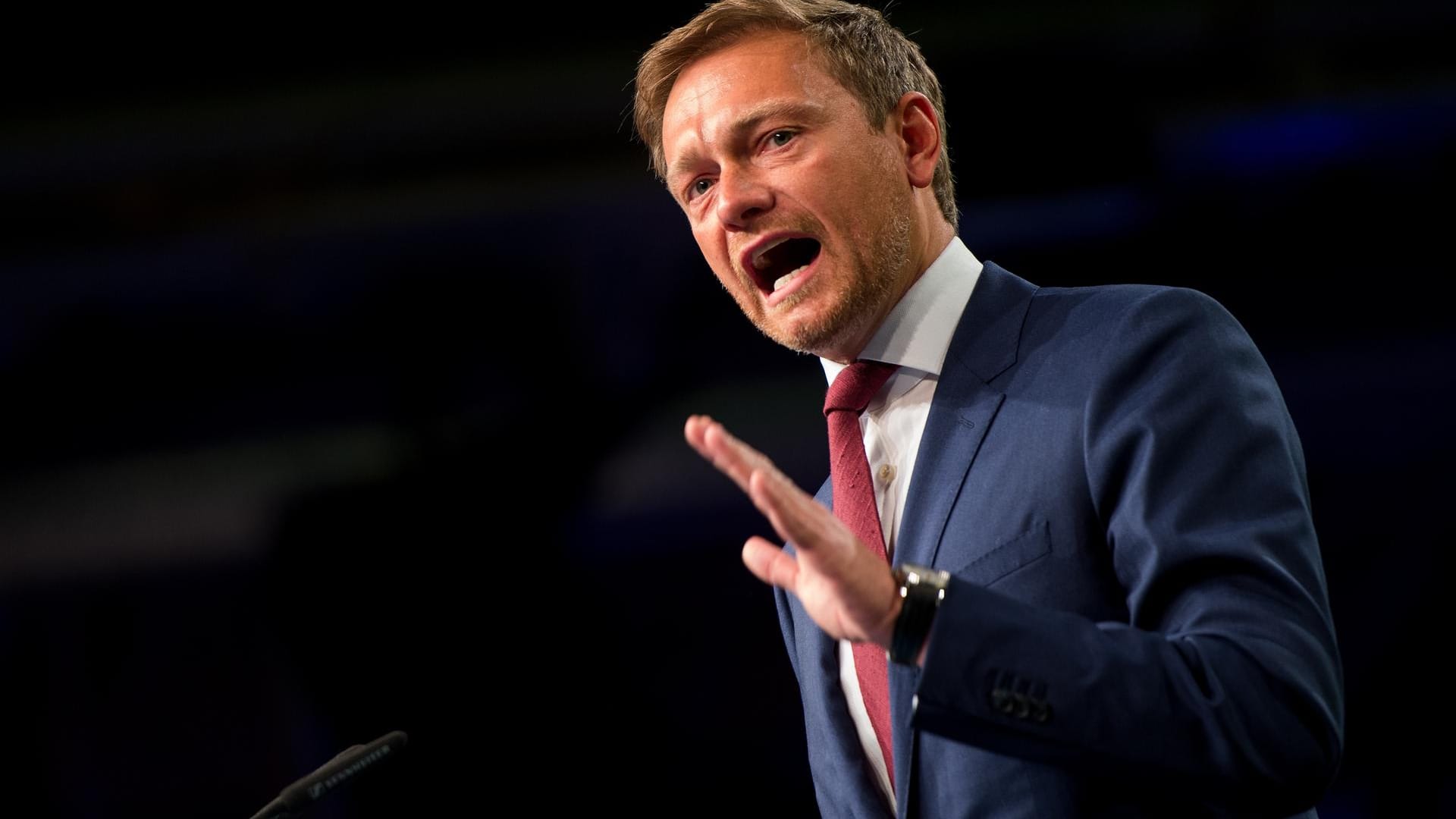 FDP-Vorsitzender und Spitzenkandidat Christian Lindner.