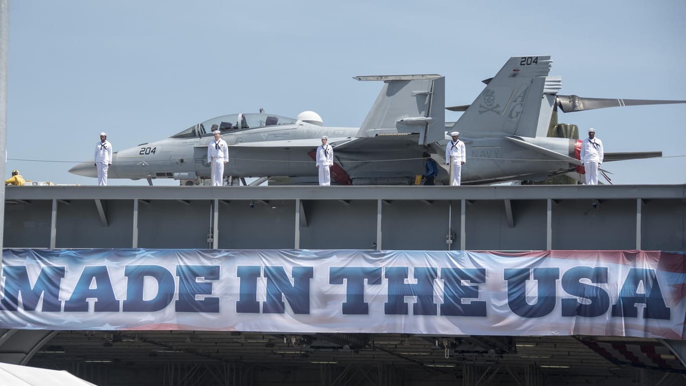 Die in diesem Jahr in Dienst gestellte "USS Gerald R. Ford" ist ein hochmoderner Flugzeugträger.