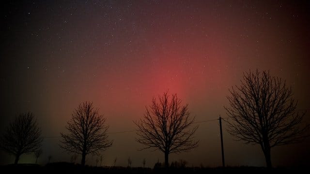 Polarlichter über Deutschland