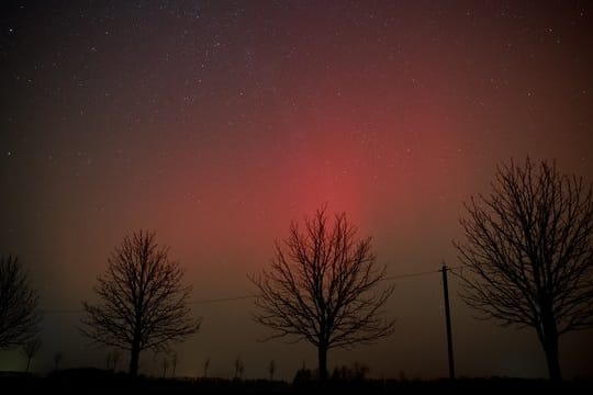 Polarlichter über Deutschland