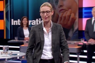 Alice Weidel verließ am Dienstag abrupt die ZDF-Sendung "Wie geht's Deutschland?".